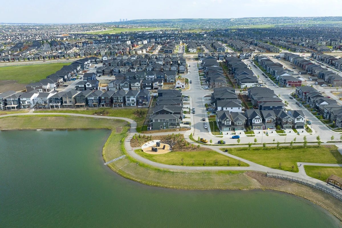 Ambleton neighbourhood in Calgary