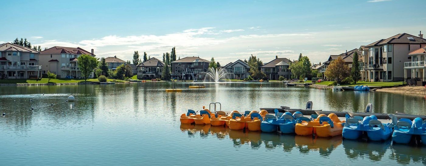 Arbour Lake neighbourhood in Calgary