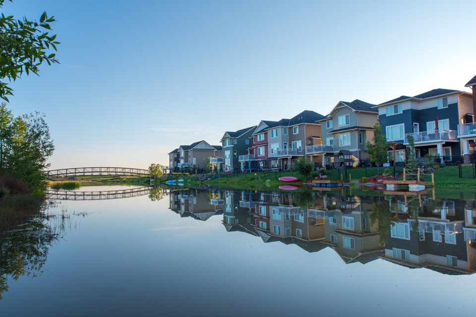 Bayview neighbourhood in Calgary