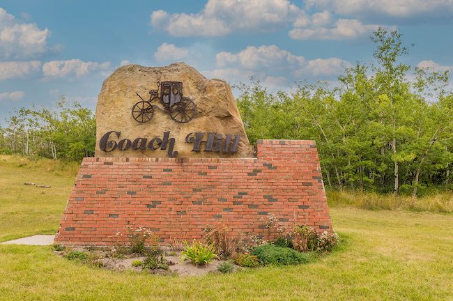 Coach Hill neighbourhood in Calgary