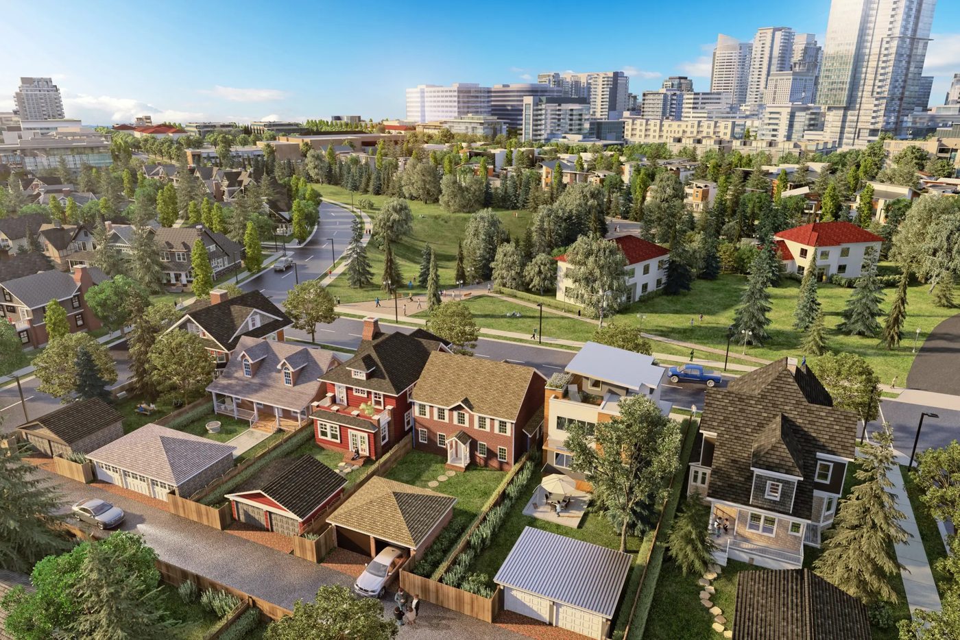Currie Barracks neighbourhood in Calgary