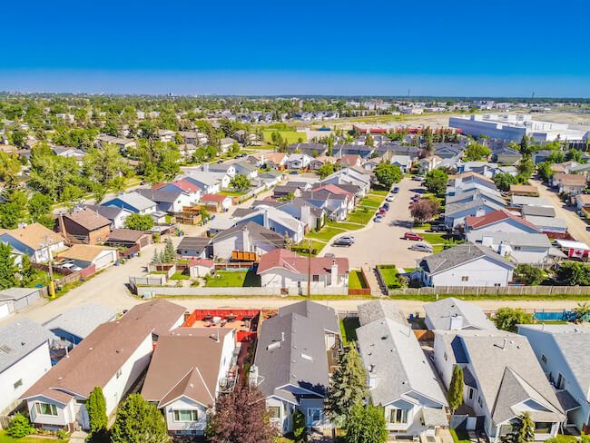 Erin Woods neighbourhood in Calgary