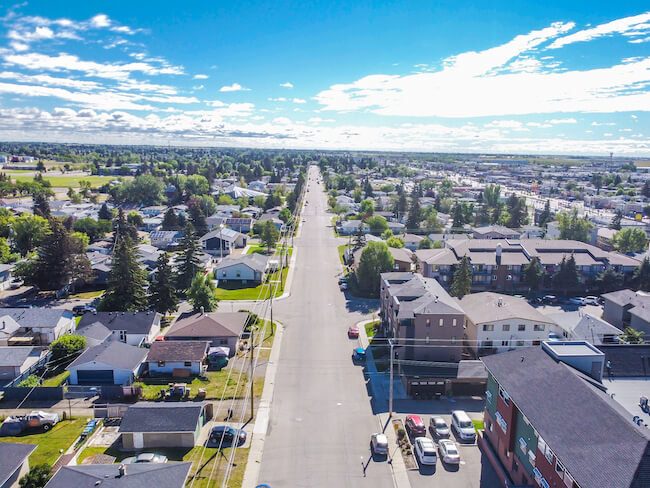 Forest Lawn neighbourhood in Calgary