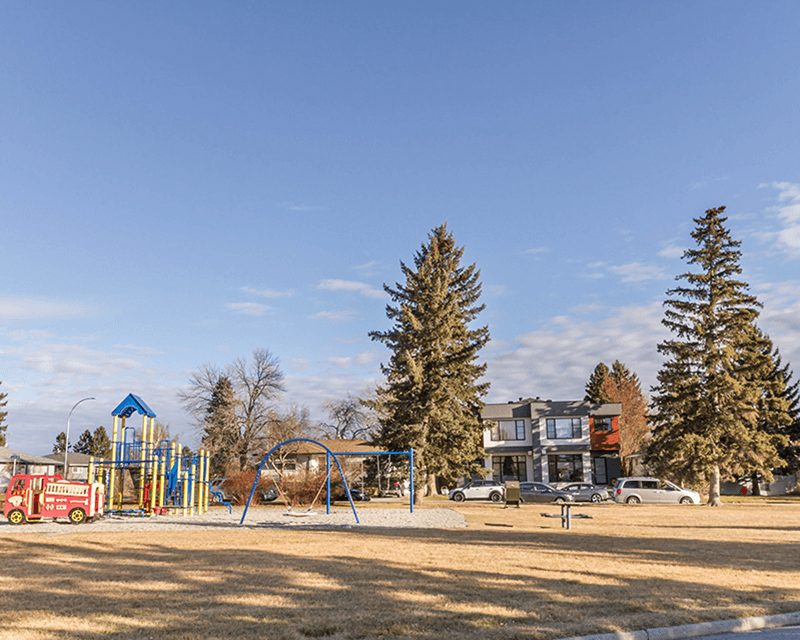 Highland Park neighbourhood in Calgary