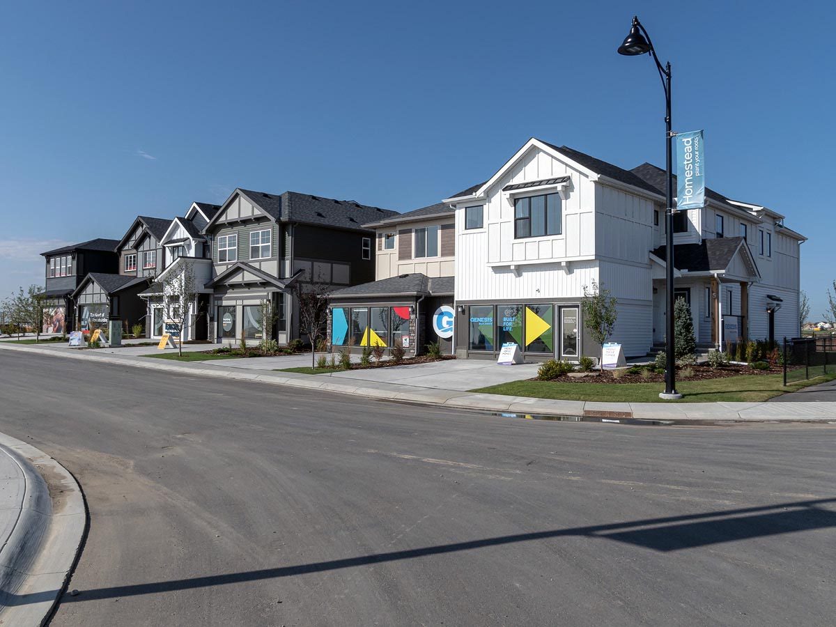 Homestead neighbourhood in Calgary