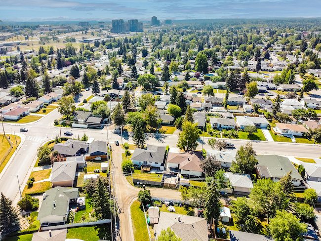 Kingsland neighbourhood in Calgary