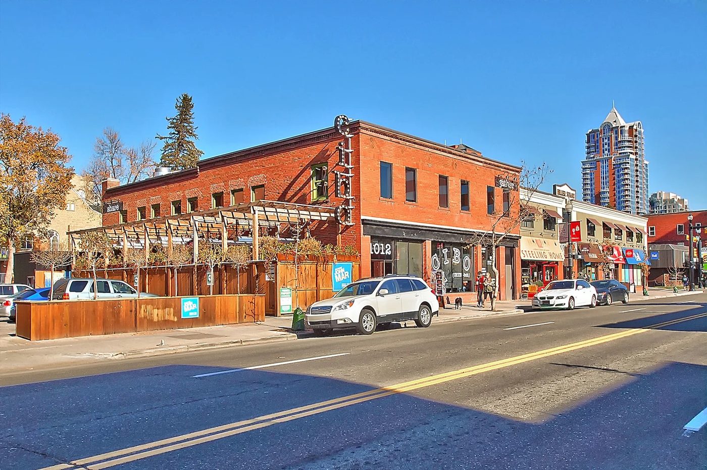 Lower Mount Royal neighbourhood in Calgary