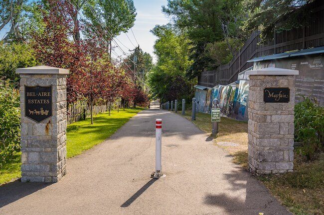 Mayfair neighbourhood in Calgary