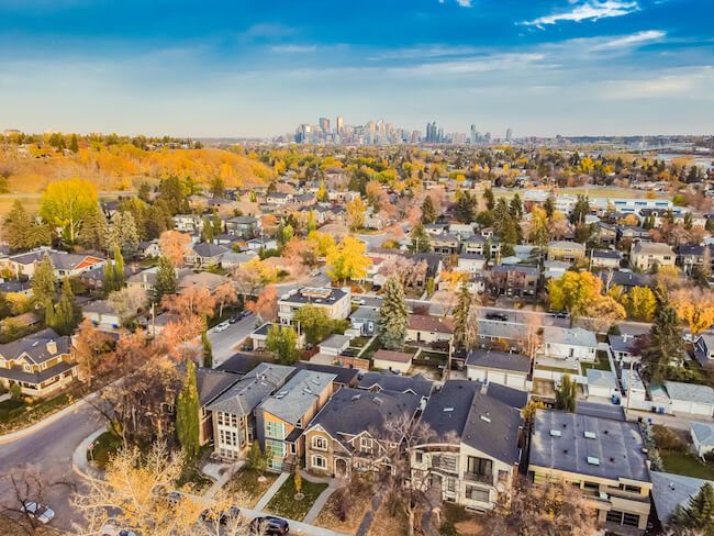 Parkdale neighbourhood in Calgary