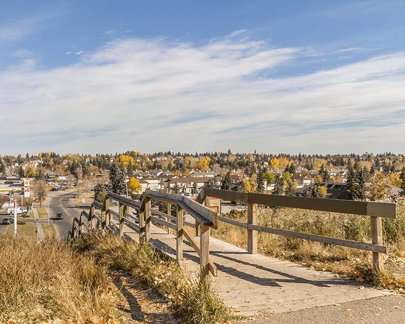 Parkland neighbourhood in Calgary