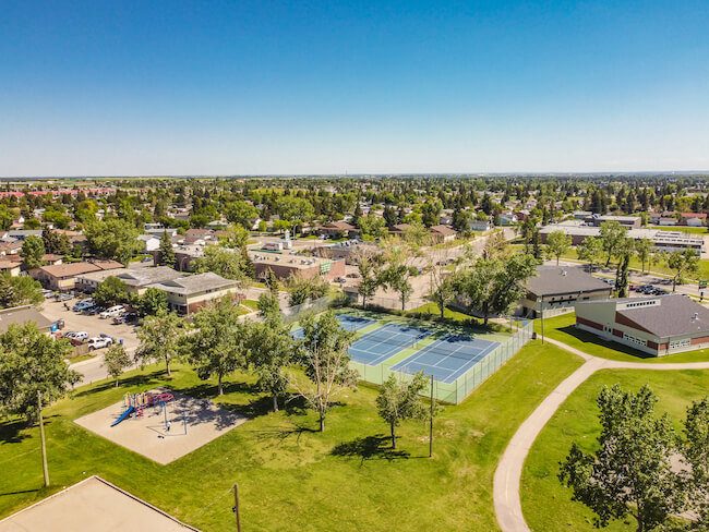 Pineridge neighbourhood in Calgary