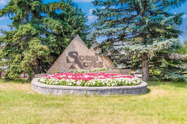 Scenic Acres neighbourhood in Calgary