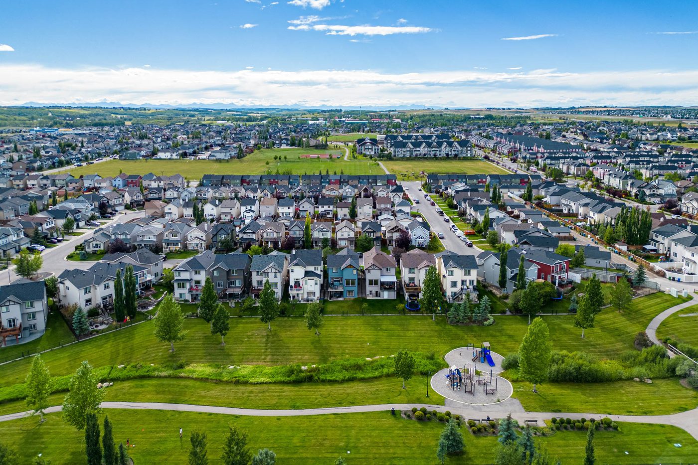 Silverado neighbourhood in Calgary