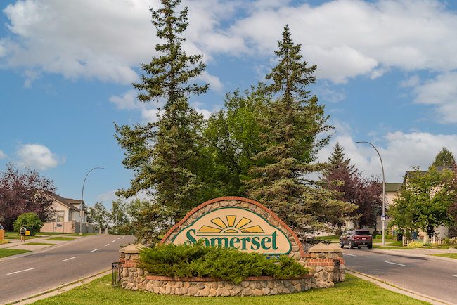 Somerset neighbourhood in Calgary