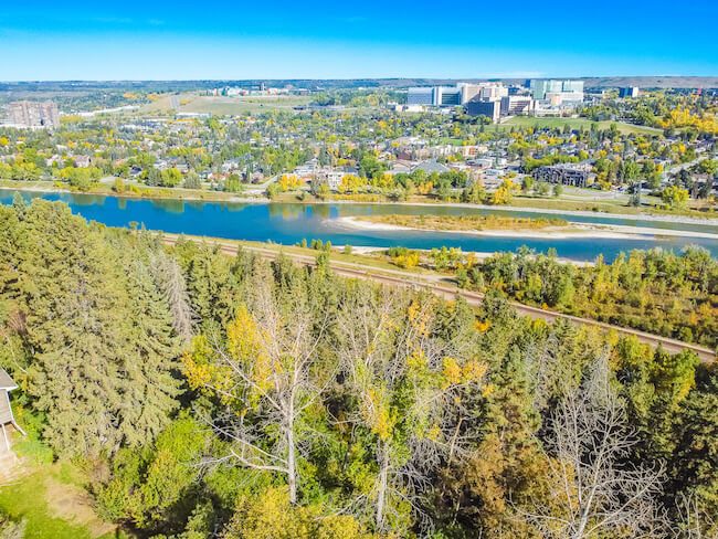 Spruce Cliff neighbourhood in Calgary