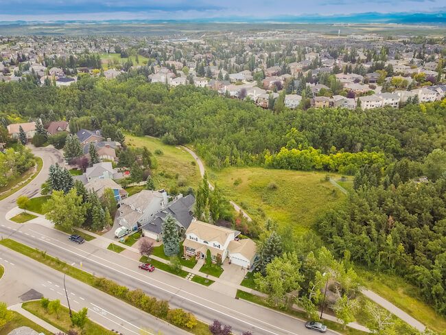 Strathcona Park neighbourhood in Calgary