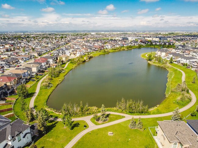 Taradale neighbourhood in Calgary