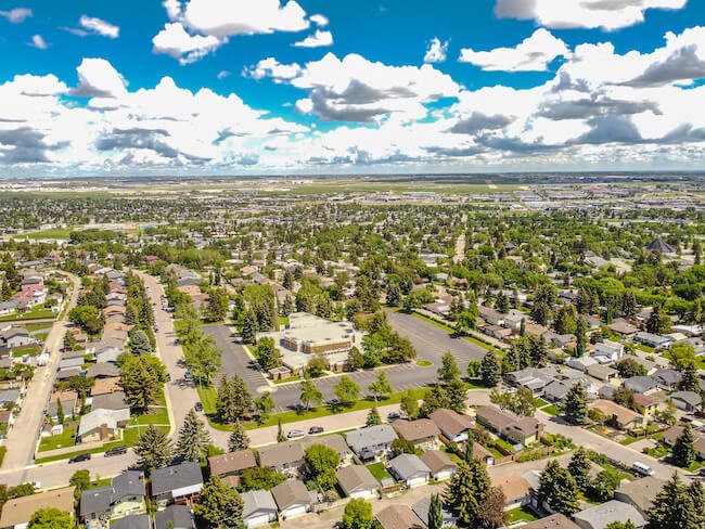 Thorncliffe neighbourhood in Calgary