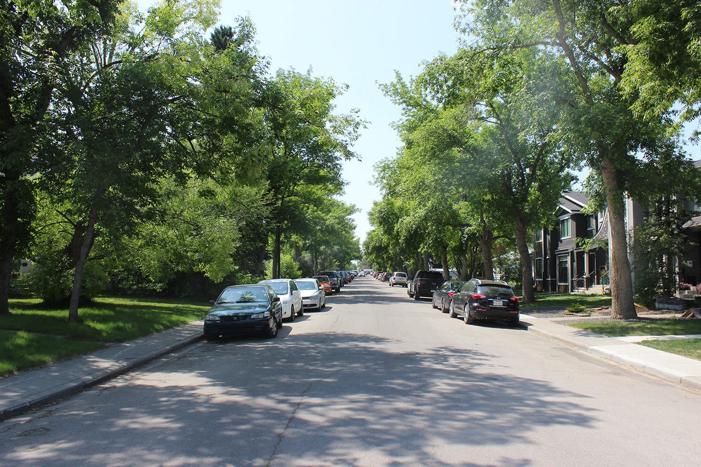 Tuxedo Park neighbourhood in Calgary