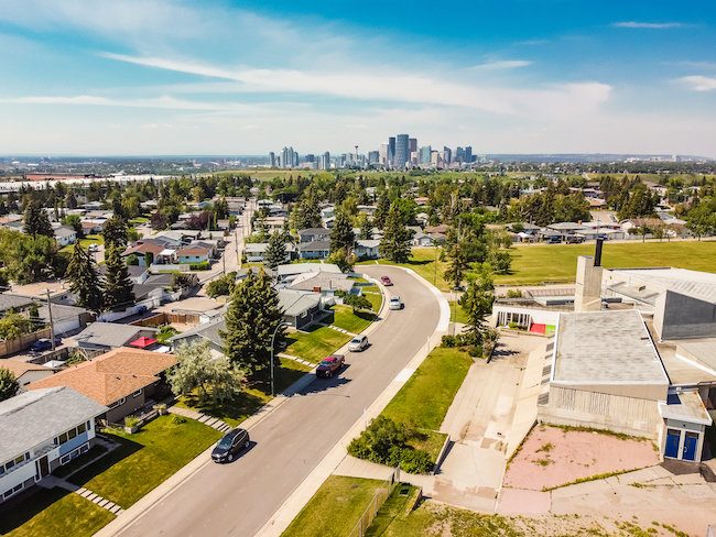 University Heights neighbourhood in Calgary