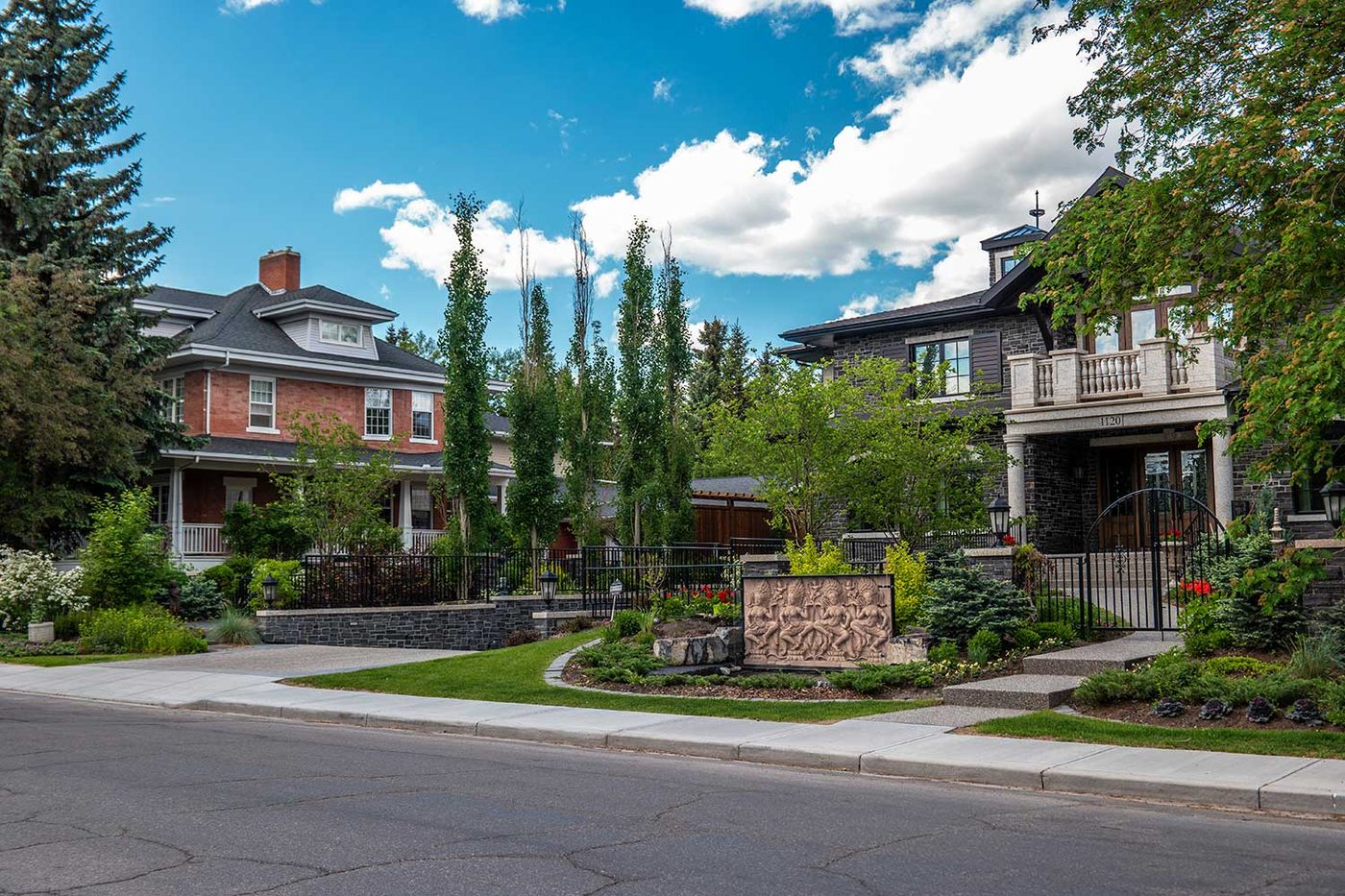 Upper Mount Royal neighbourhood in Calgary
