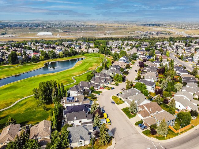 Valley Ridge neighbourhood in Calgary