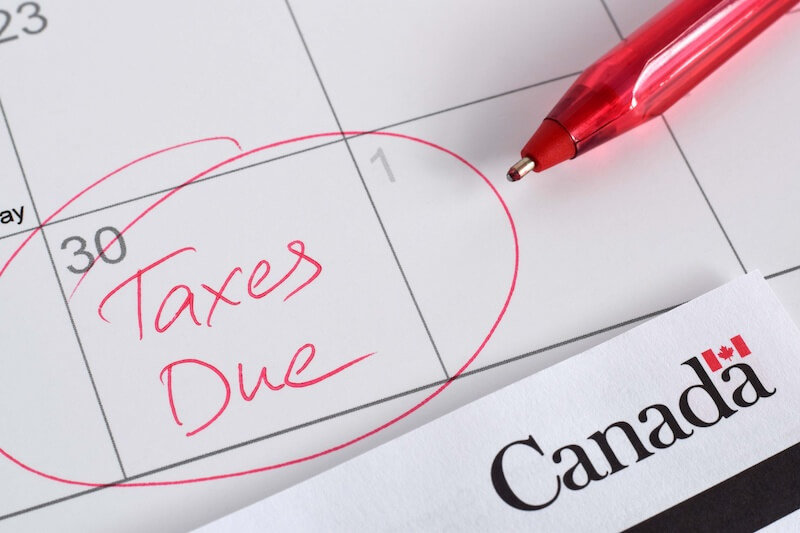Canadian property tax due-date reminder