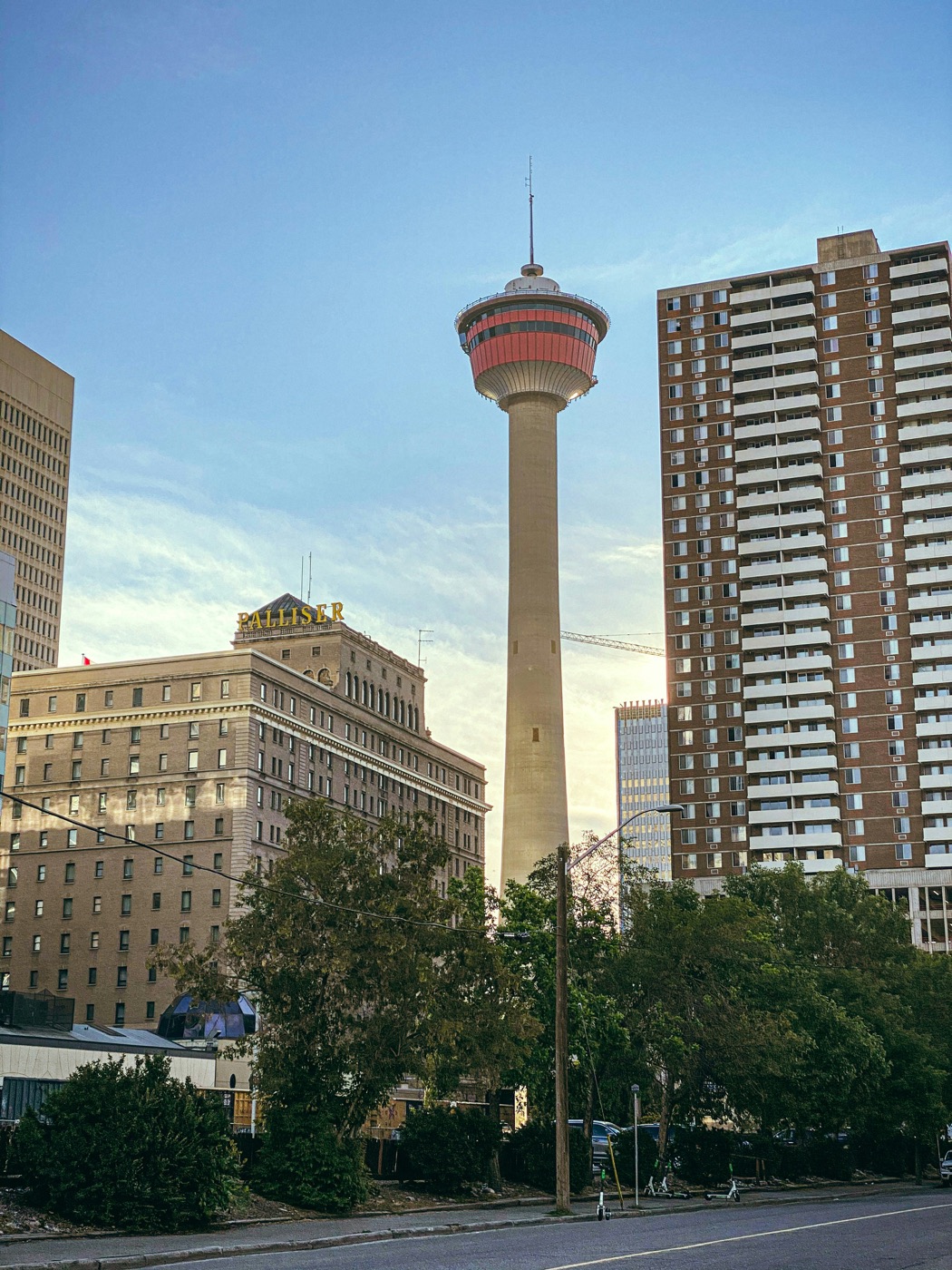 Calgary Tower and downtown skyline
